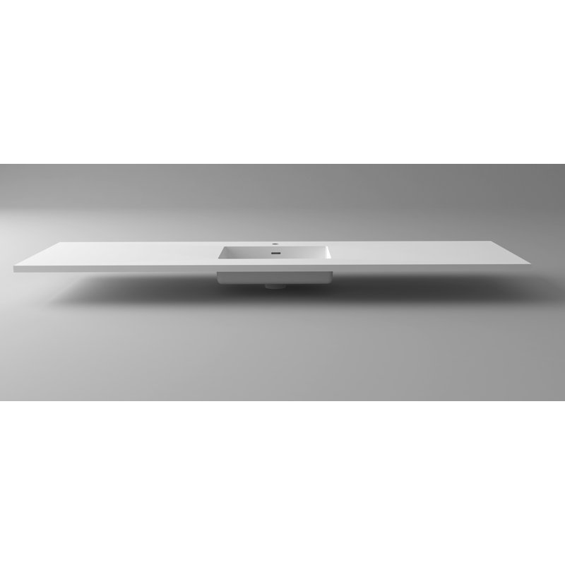 Laviva 72'' Solid Surface Single Bathroom Vanity Top with Sink Wayfair